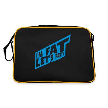 at the fat lets party - Retro Bag - black/gold - Back