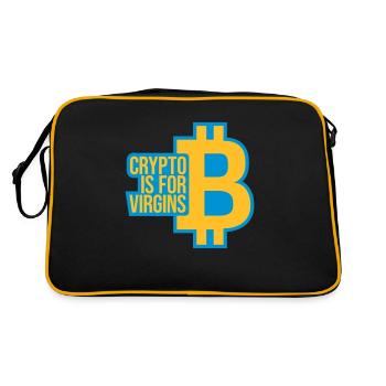 Crypto est pour les vierges - Sac Retro - noir/or - Dos