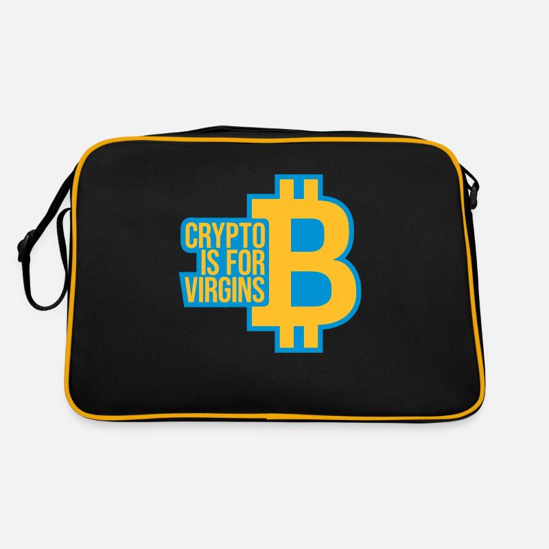 crypto is for virgins Retro Tasche