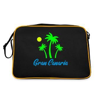Gran Canaria - Retro Bag - black/gold - Back