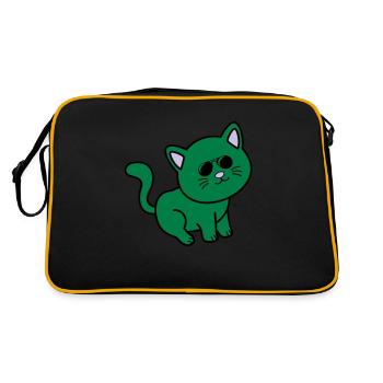 Chat cool - Sac Retro - noir/or - Dos