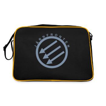 Järnfronten / Eiserne Front / Iron Front - Sac Retro - noir/or - Dos