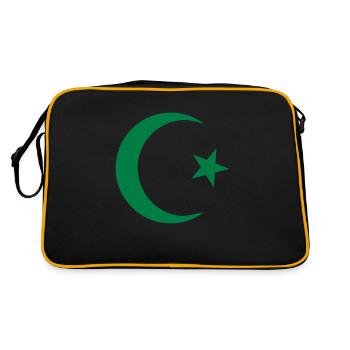 Le croissant et l'étoile - Sac Retro - noir/or - Dos