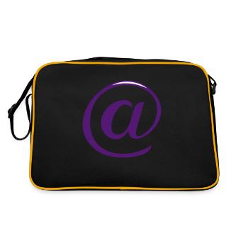 At @ Symbol - Retro Bag - black/gold - Back