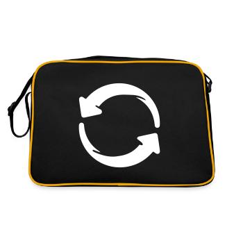 Repeat Repeat Symbol Repeat - Retro Bag - black/gold - Back