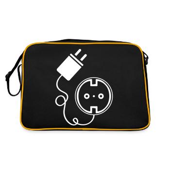 Élément d’alimentation de la prise - Sac Retro - noir/or - Dos