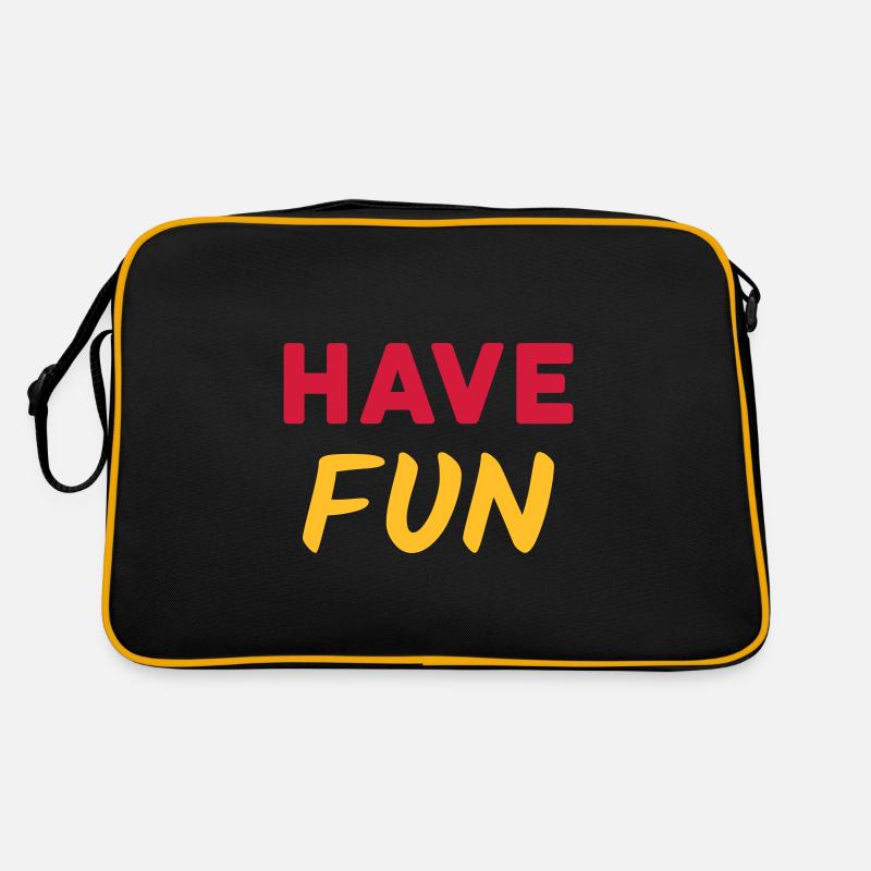 ★ Designfarben änderbar ★ Have fun Retro Tasche