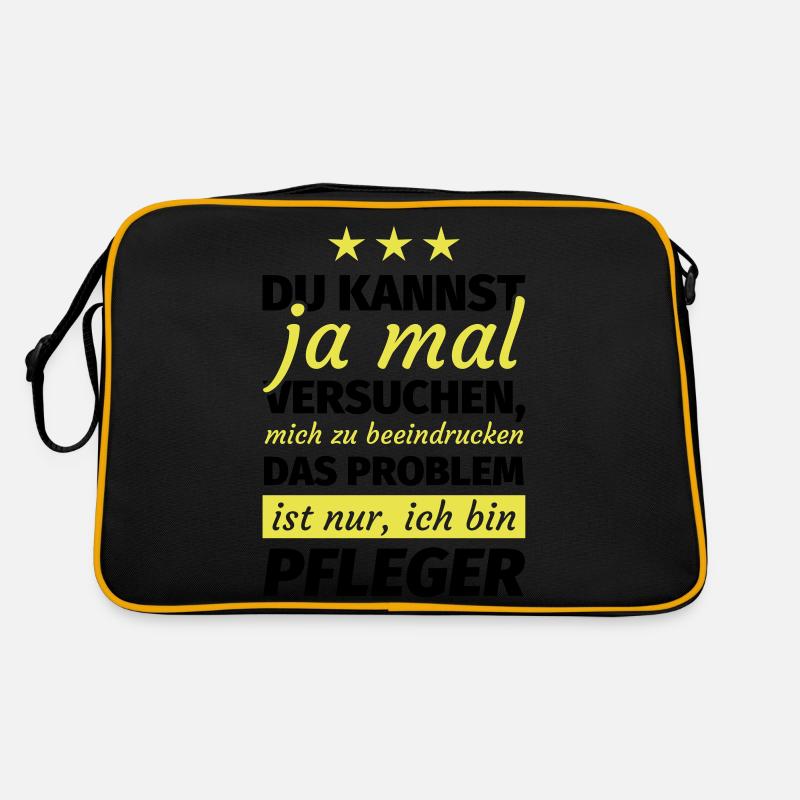 Pfleger Geschenk Retro Tasche