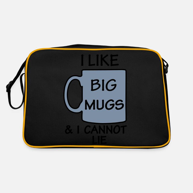I LIKE BIG MUGS & I CANNOT LIE Retro Bag