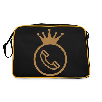 secrétaire / secrétariat / assistante / manager - Sac Retro - noir/or - Dos