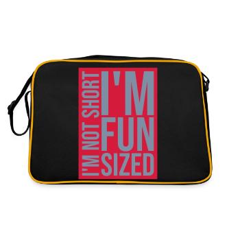 Not short fun sized - Retro Bag - black/gold - Back