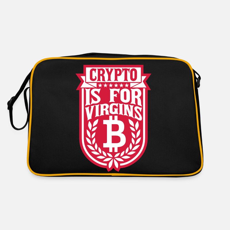 crypto is for virgins Retro Tasche