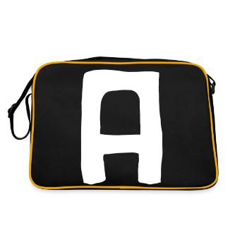 Un vecteur - Sac Retro - noir/or - Dos