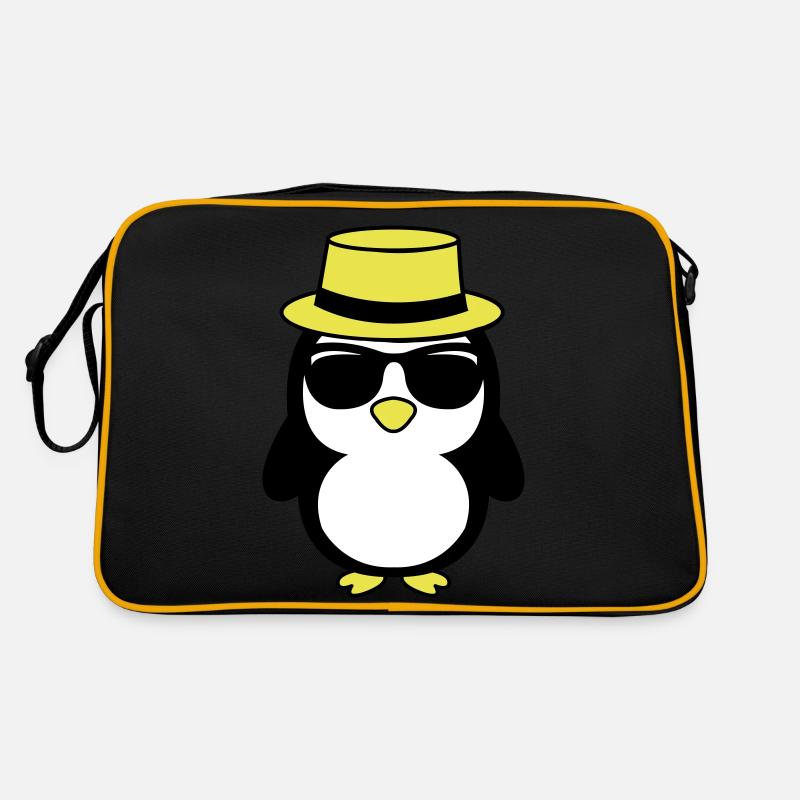cool pinguin 02 Retro Tasche