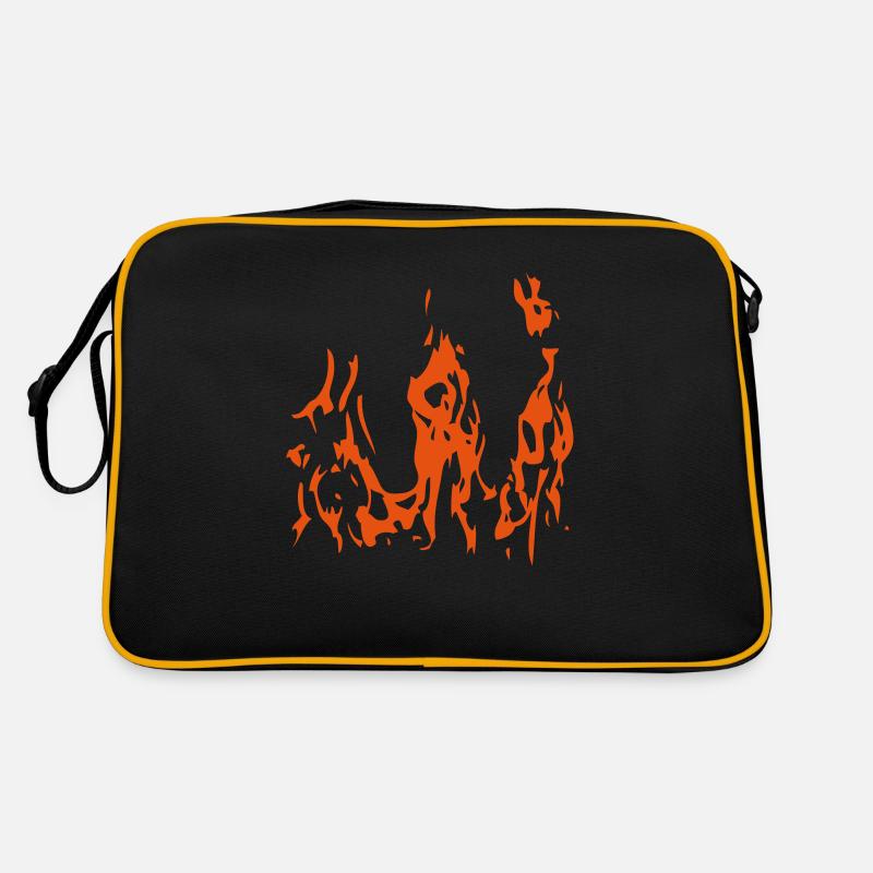 flame flame Retro Bag