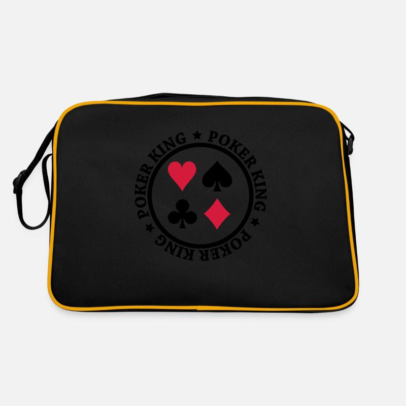 Poker King Design Retro Tasche