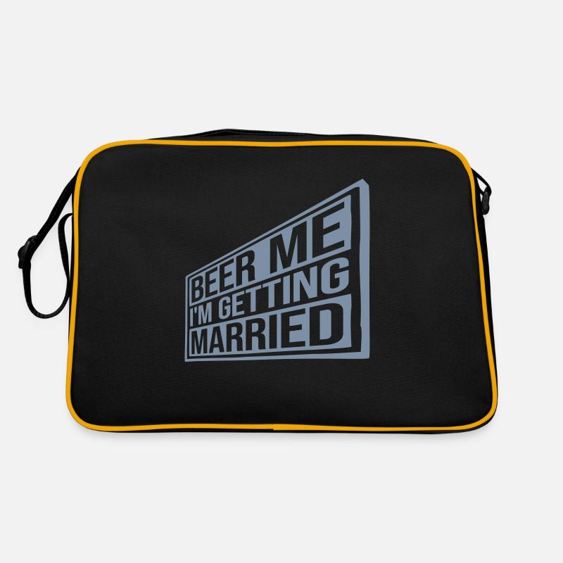 Beer Me Getting Married Retro Bag