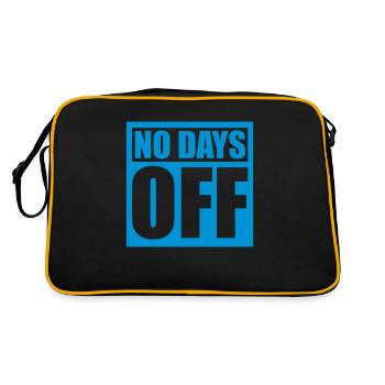 pas de jours de congé devis - Sac Retro - noir/or - Dos