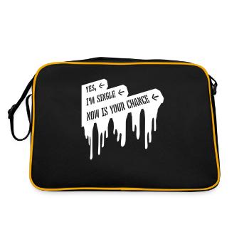 célibataire maintenant votre chance - Sac Retro - noir/or - Dos