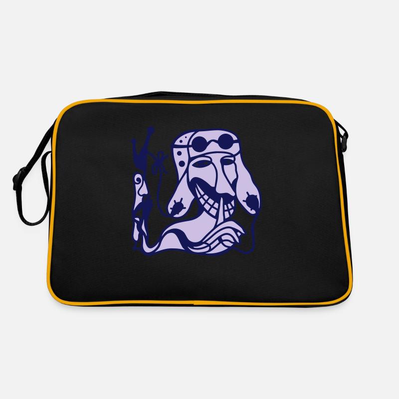 Quiet! Quiet words and restrained respect Retro Bag
