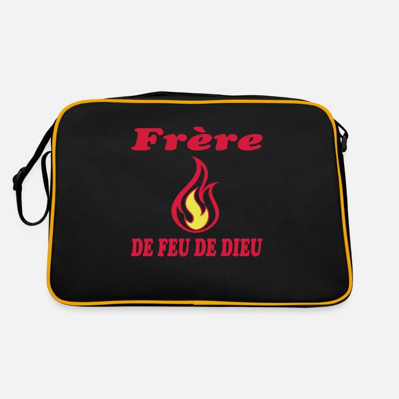 Bruder des Feuers Gottes Retro Tasche