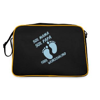 100 Enfant désiré - Sac Retro - noir/or - Dos