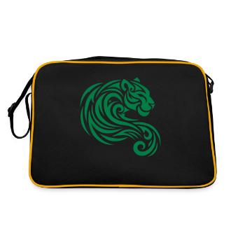 Panther Tribal - Retro Bag - black/gold - Back