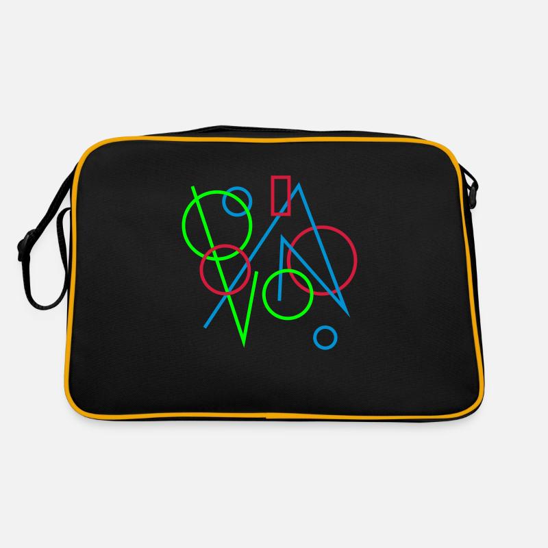 Les lignes et les formes Sac Retro