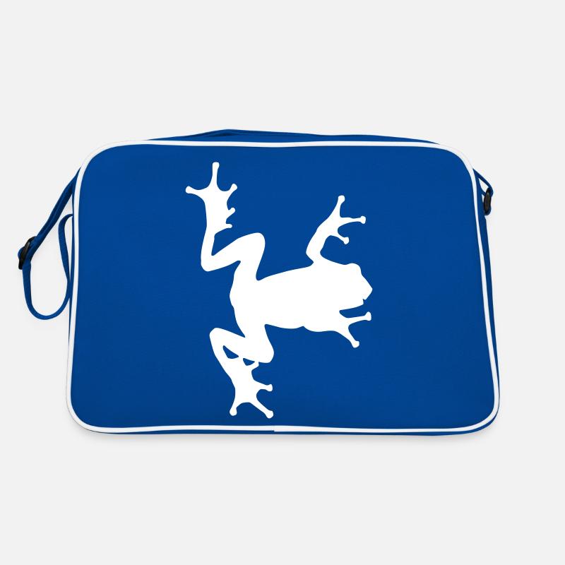 frosch silhouette Retro Tasche