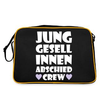Hen Party Crew Hen - Retro Bag - black/gold - Back