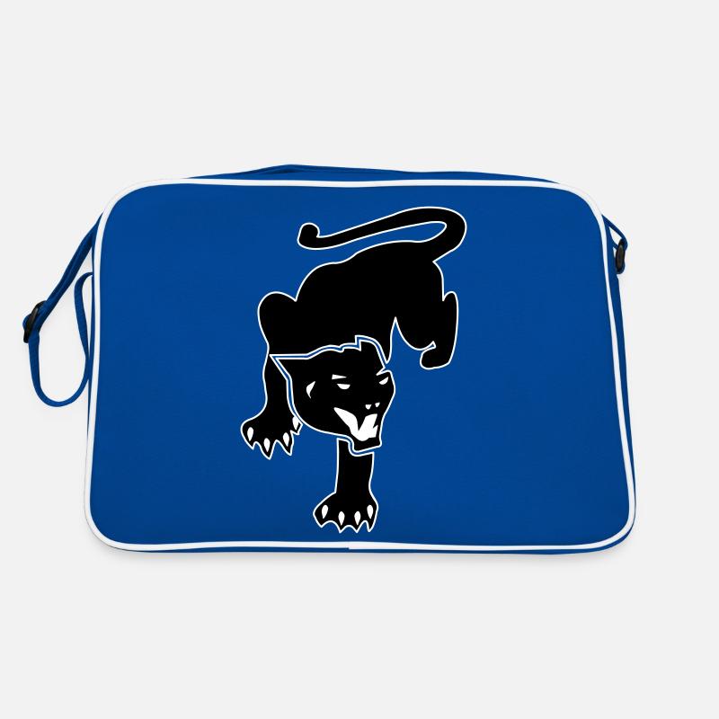zwarte panter Retro Bag