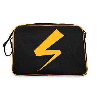 flash - Retro Bag - black/gold - Back