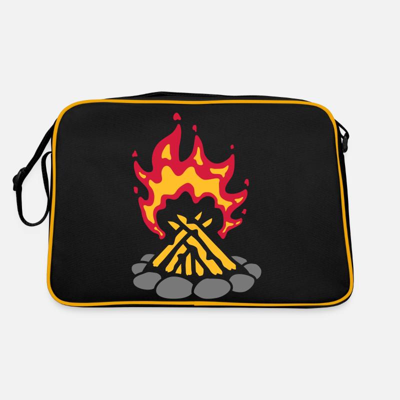 Feu de camp Stones Feu de camping Sac Retro