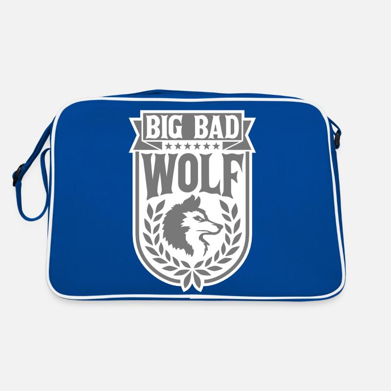big bad wolf quote Retro Bag