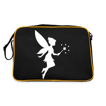 Elf Fairy - Retro Bag - black/gold - Back
