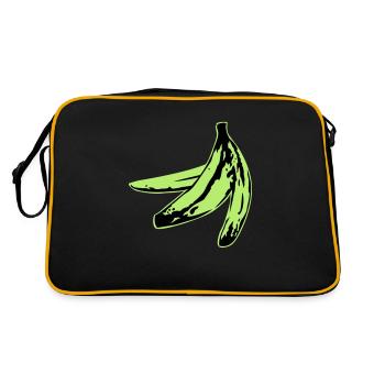warholish banana peel - Sac Retro - noir/or - Dos