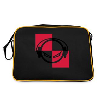 DJ - Retro Bag - black/gold - Back