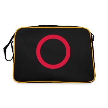 circle - Retro Bag - black/gold - Back