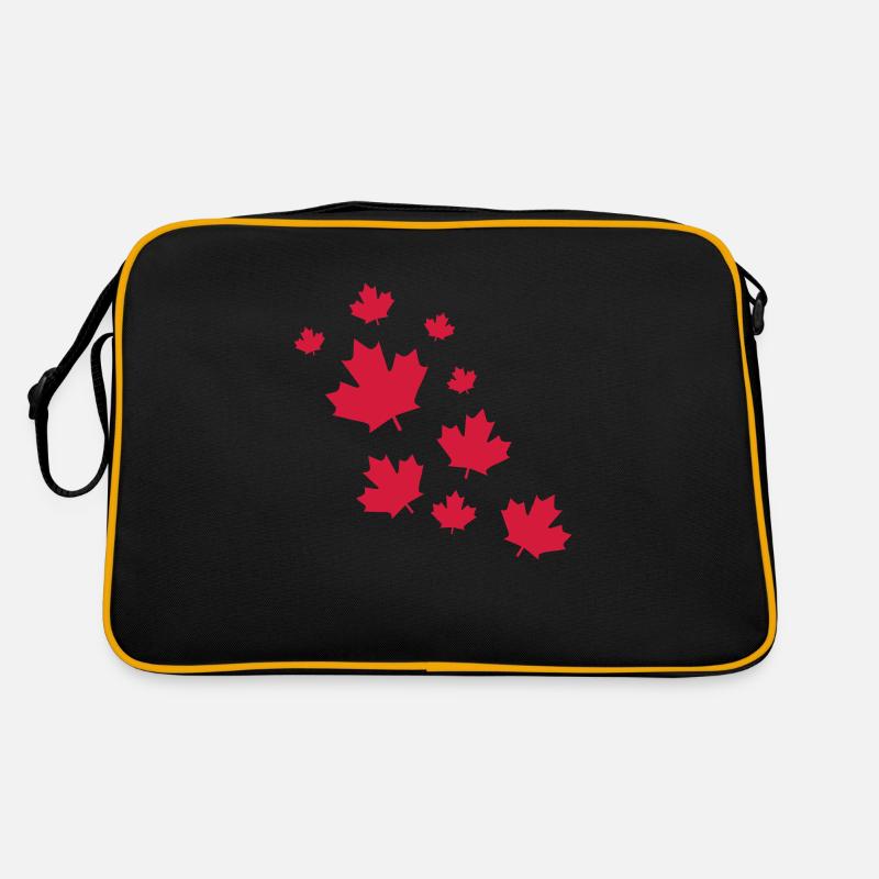 Canada Maple Leave Rain Retro Bag