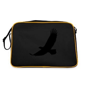 eagle - Sac Retro - noir/or - Dos