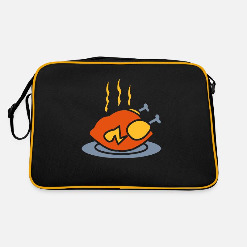 savoureux poulet rôti Sac Retro