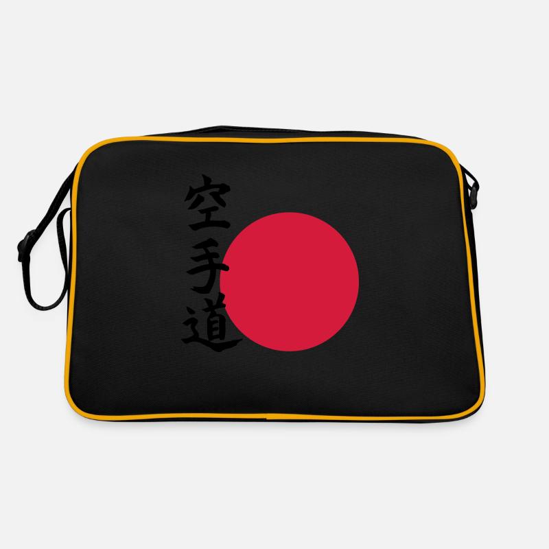 Karate do - Orient - Retro Tasche - Schwarz/Gold
