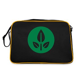 EVE Fleur Symbole des plantes - Sac Retro - noir/or - Dos