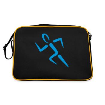 courier - Sac Retro - noir/or - Dos