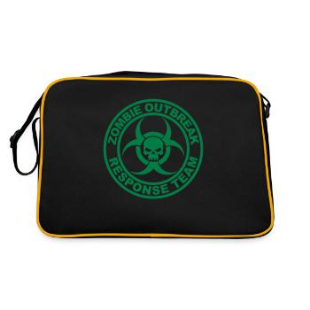 Zombie Outbreak Response Team - Retro Bag - black/gold - Back