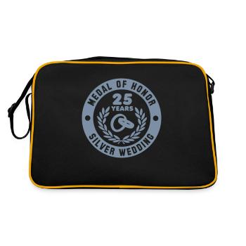 MEDAL OF HONOR noces d'argent 25 - Sac Retro - noir/or - Dos