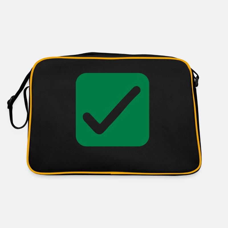 Haken - Retro Tasche - Schwarz/Gold