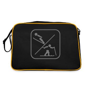 nordic combined - Retro Bag - black/gold - Back