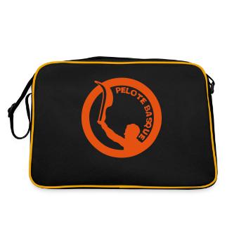 Basque pelota buffer 1 logo - Retro Bag - black/gold - Back