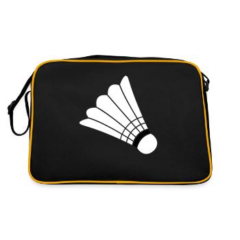 Badminton - Sac Retro - noir/or - Dos